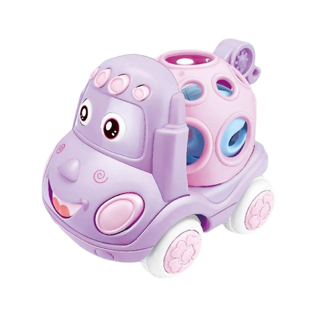 Funny Cartoon Bear Inertia Car Toy for Kids Enhances Fine Motor Skill for Children Interactive Toy Car Push and Go Toy