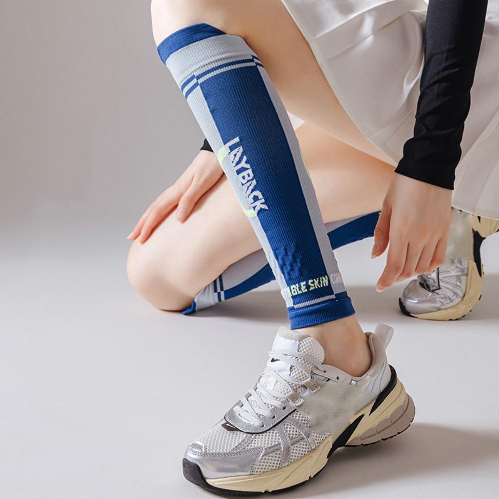 

1 pair Breathable Compression Leg Sleeves Elasticity Sports Sock Sleeves Cycling
