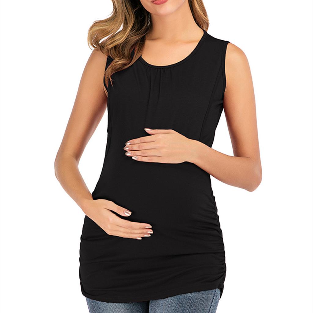Women's Maternity  Top Breastfeeding Top Tee Shirt Double Layer Pregnancy