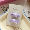 Children's Cute Candy Duckbill Hair Clip with Double Ponytail Rubber Band - Versatile Hair Accessories for Girls