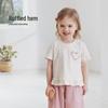 Babylove Girls' Summer Bamboo Cotton Short Sleeve T-Shirt