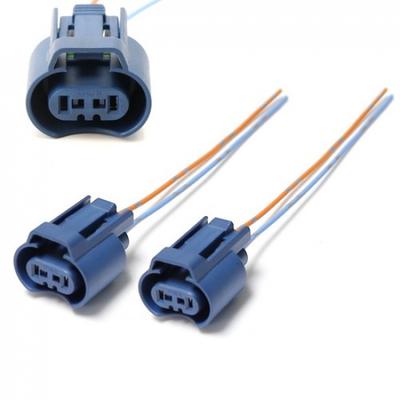 OEM 9005 HB3 H10 9145 Female Adapters Wiring Harness Sockets W/ 4" Wire Pigtails