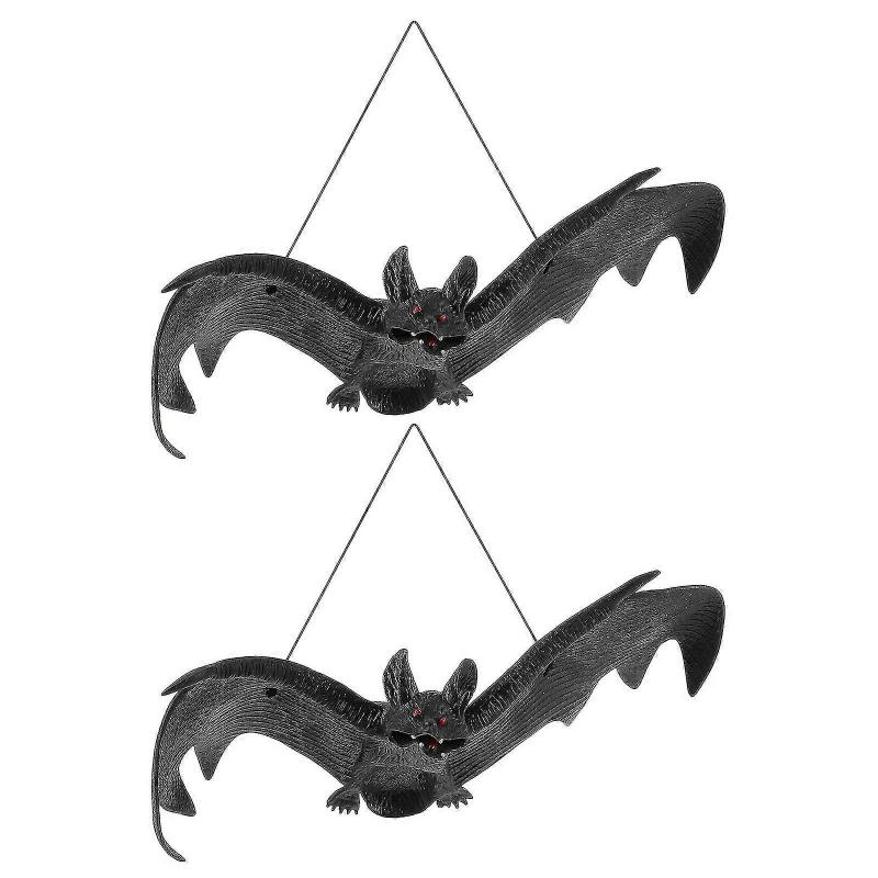 2 Pcs Animaniacs Toys Halloween Fake Bat Halloween Toys Prank Toys Halloween Prank Props