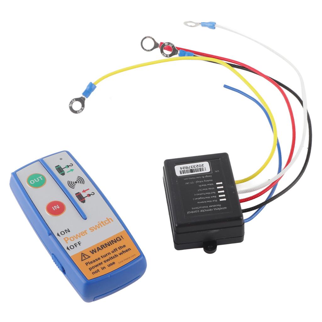 12V Electric Winch Wireless Remote Control System Transmitter Receiver Kit for Truck ATV SUV