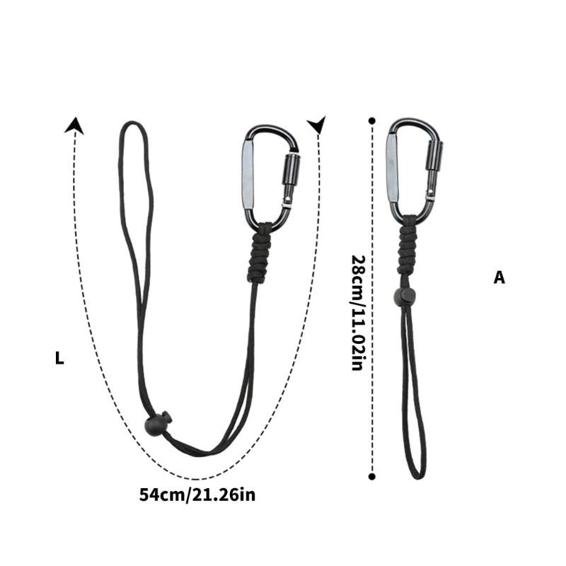 Water Bottle Lanyard With Hook Anti-loss Rope Backpacks Hanging Buckles Small Tool Braids Rope Key Rings Easy To Use
