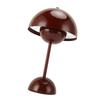 Mushroom Table Lamp 1800mAh LED 3 Lighting Modes USB Type C Stepless Dimming Touch Dimmable Small