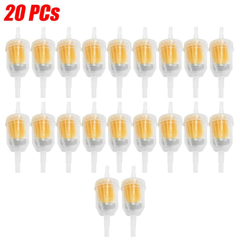 1/20PCs Universal Motorcycle Car Gas Fuel Oil Filters Fuel Delivery Tool Scooter Inner Oil Filter ATV Fuel Filter Accessories