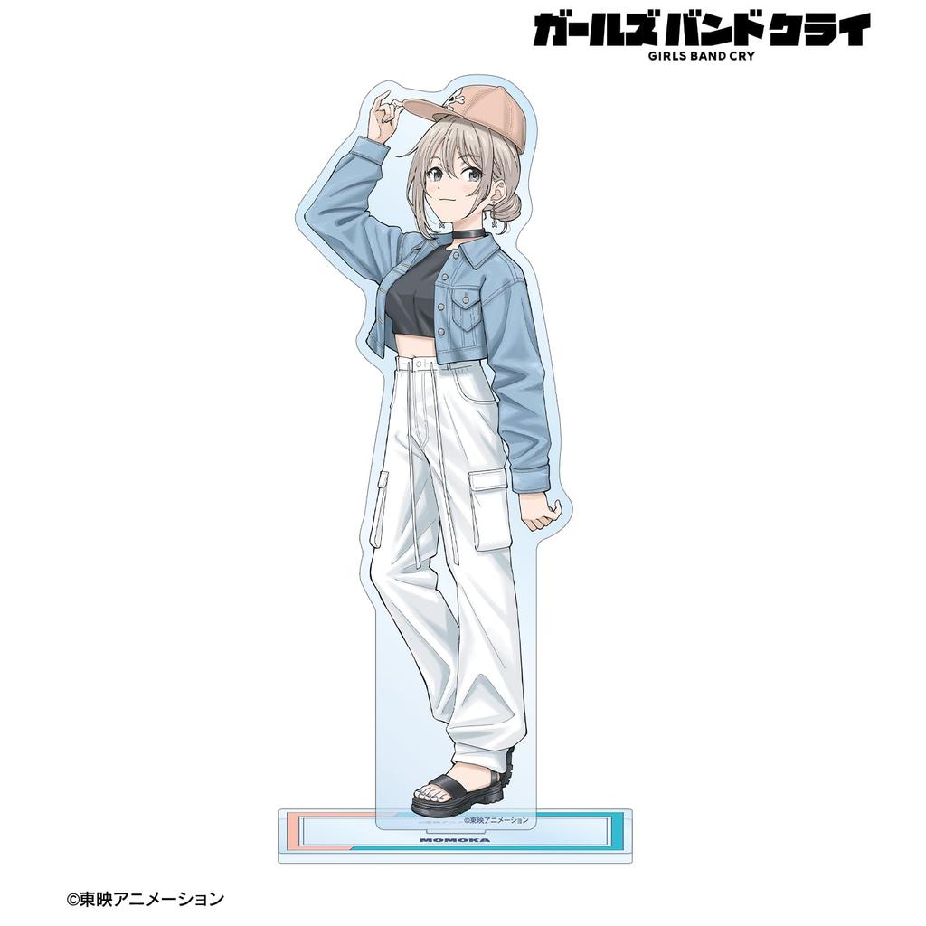 Girls Band Cry Original Illustration: Kawaraki Momoka Casual Clothes Ver. Big Acrylic Stand