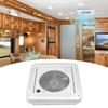 RV Roof Vent Fan 12V 3.6W Reversible Exhuast Fan Air Ventilation Ceiling Fan with Light for Boat