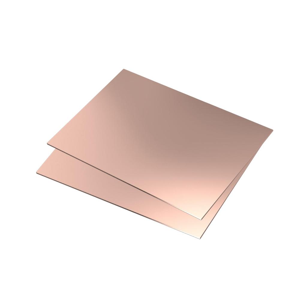 Aoje-Link Dubbelzijdig Koperen PCB Gelamineerde Printplaat, FR-4 Glasvezel, 150 x 100 x 2mm, 2 Stuks