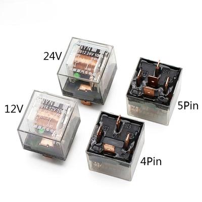 1pcs Waterproof Automotive Relay 12V 100A 5Pin SPDT Car Control Device Car Relays DC 24V High Capacity Switching