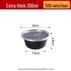 Disposable Plastic Takeaway Food Containers