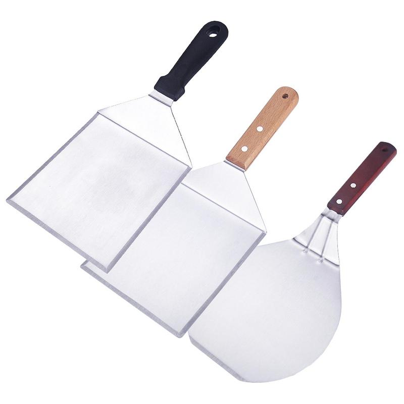 Pizza Spatula Pizza Scraper Shovel Paddle Stainless Steel Pizza Turning Peel Oven Accessories Pizza Spatula Tools For Cake Dough