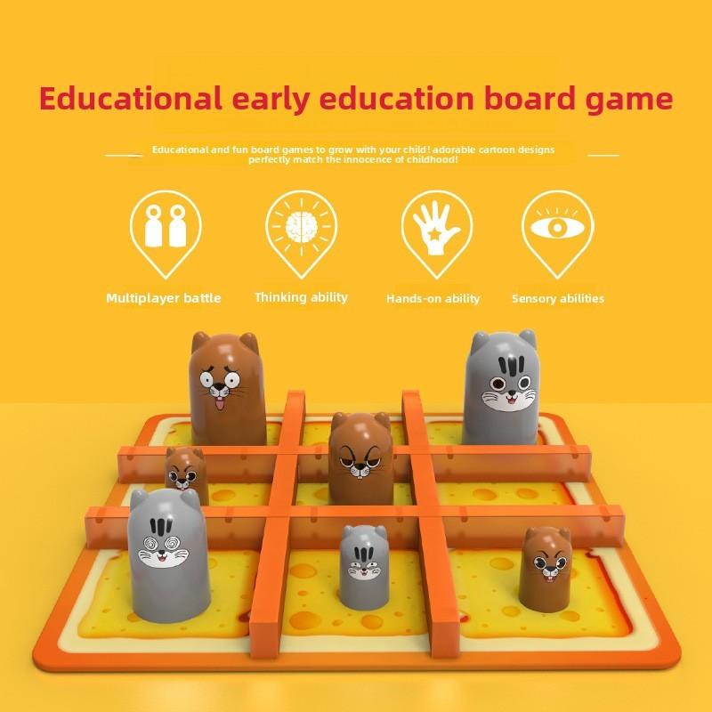 Cheese Trap Kids Board Game With Abs Material For Brain Development And Parent Child Interaction
