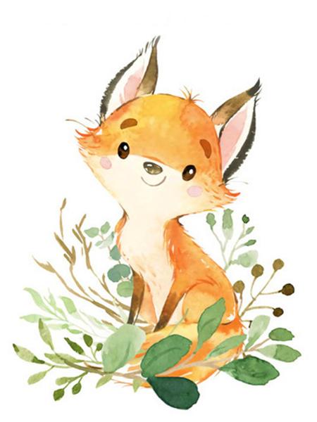 

Полная квадратная/круглая алмазная живопись мозаика лиса слон мультфильм домашний декор 5d сделай сам вышивка животные хрустальная наклейка на стену Full Round 20x30CM