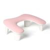 Butterfly Nail Art Hand Rest - Portable, Detachable Stand with Inclined PU Leather Surface