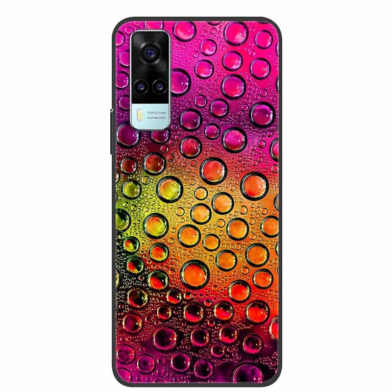 For vivo Y31 2021 Case Shockproof Soft silicone TPU Back Cover For Vivo Y53S 4G Y31 2021 Y 31 Case V2036 Phone Case Cute Cartoon