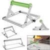 Cutting Machine Support Adjustable Height 1.77-5.12in Stainless Steel Cutting Machine Cutting Lift Table Table Saw Support Brack