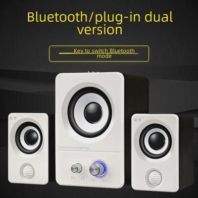 X7 Mini Multimedia Subwoofer: Compact Speaker for Desktop, Laptop, Mobile, and Home Use