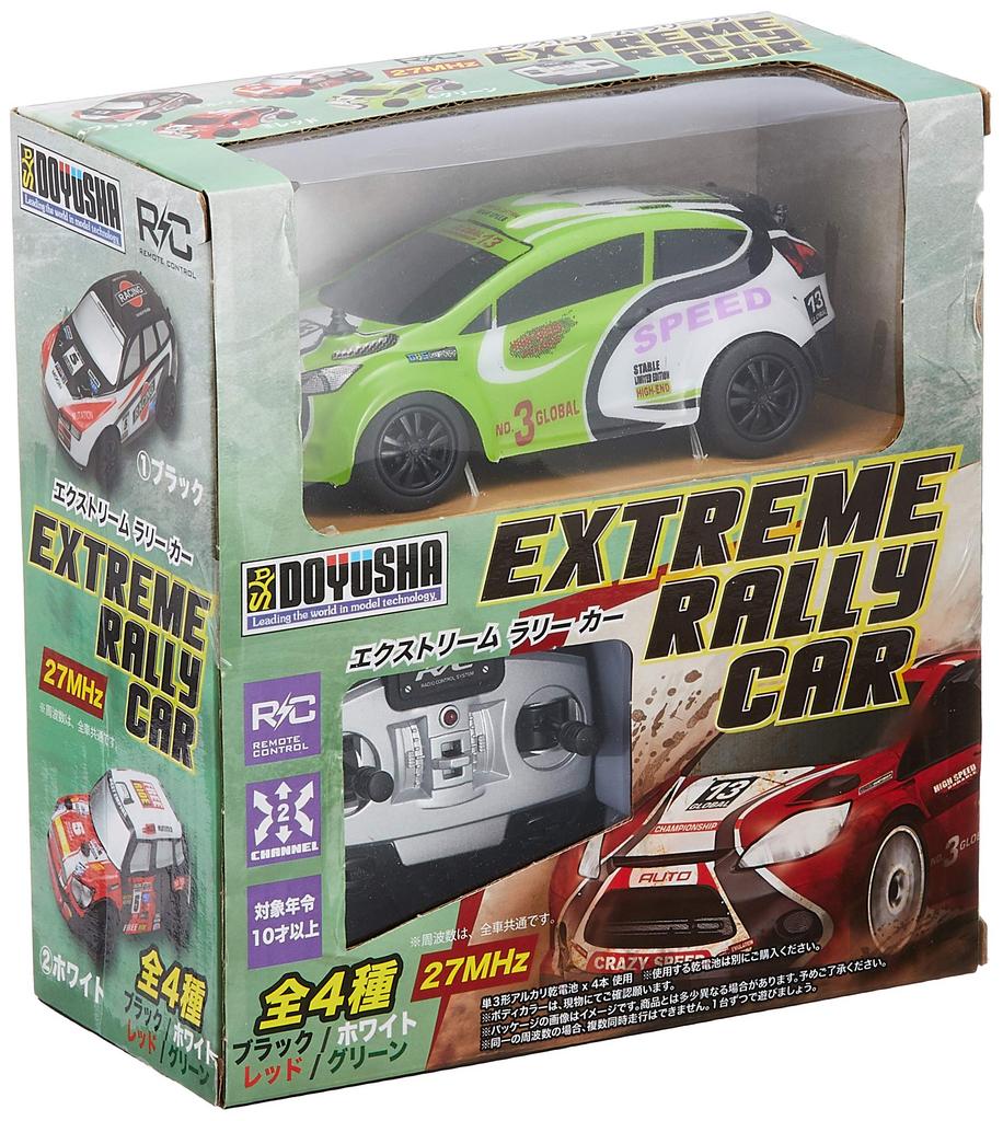 27MHz R/C Extreme Rally Car, Green, Electric Radio Control, 14396