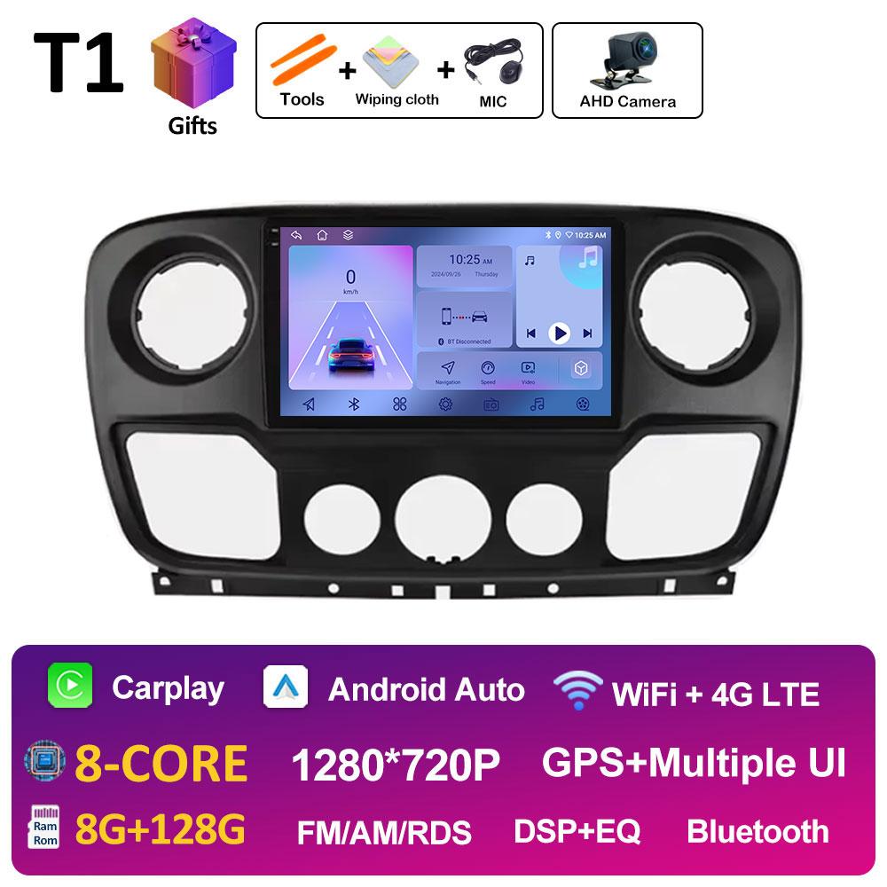 For Renault Master Lll 3 2011 - 2021 GPS Navigation Car Radio Video Multimedia Player Android 14 WIFI Wireless Carplay Head Unit