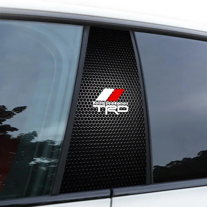 Emblém auta Nálepka na středový sloupek Samolepky pro dekoraci dveří auta Pro TRD Toyota Camry 40 Corolla Auris Yaris Rav4 CHR Ozdobit