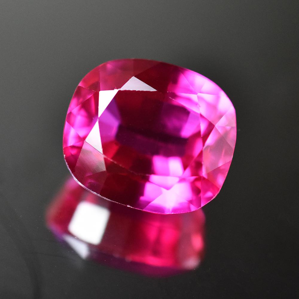 Natural Pink Sapphire Loose Gemstone Quality 21 Ct Cushion Shape September Birthday Birthstone