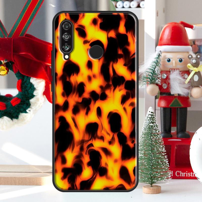 Vintage Tortoise Shell For Huawei Nova 7i 8i 11i 12i 12s Y73 Y70 Y90 Y60 Y72 Y61 Y91 9 10 SE P30 Pro P40 Lite Case