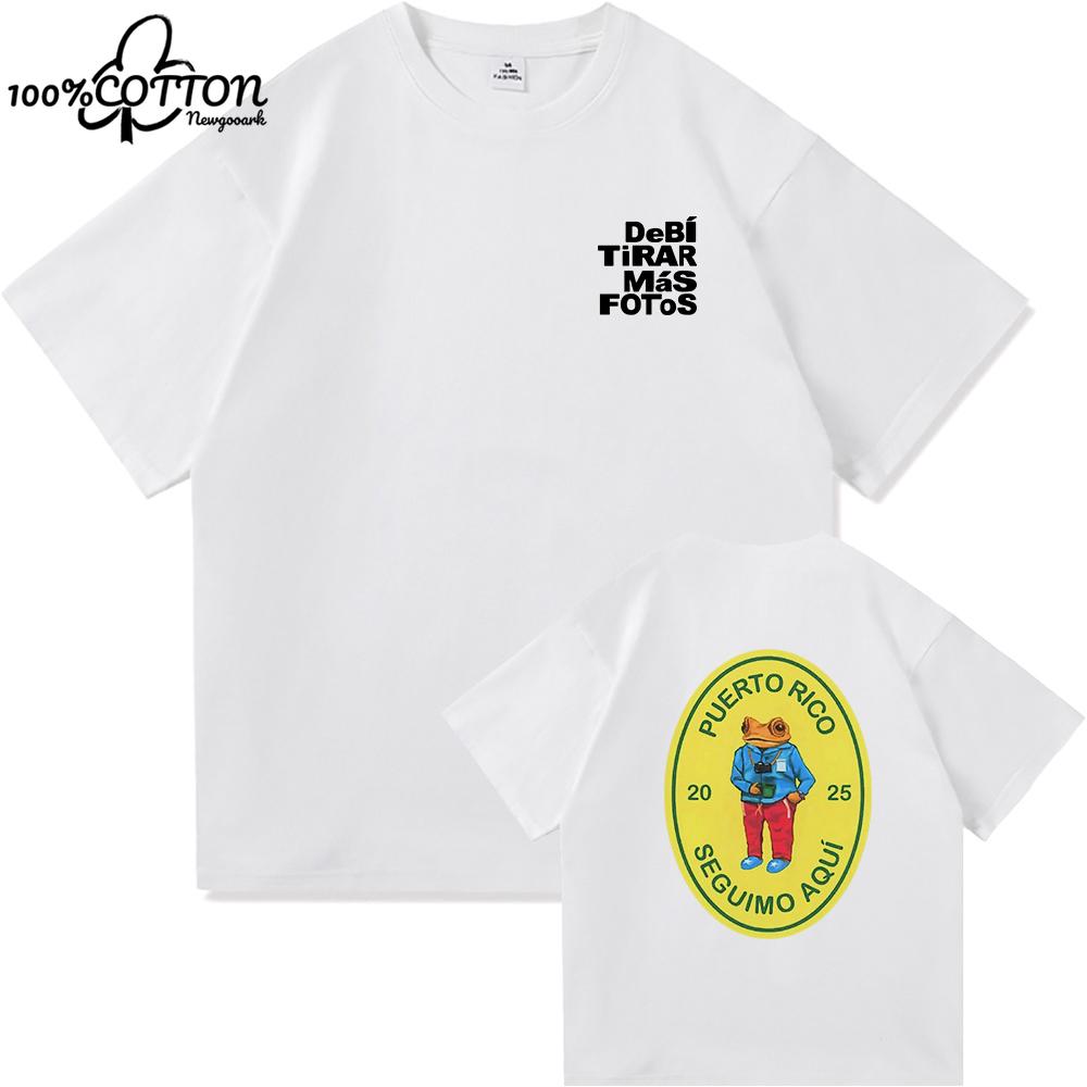 LE DTMF Debí Tirar Más Fotos TShirt BAD BUNNY DeBÍ TiRAR MáS FOToS Men Clothing Harajuku High Quality Cotton Tops