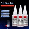 1-5 piezas 502 Super Pegamento Instantáneo de Secado Rápido Adhesivo de Cianoacrilato Cuero Caucho Madera Metal Fuerte Adhesión Herramienta de Pegamento Líquido
