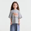 Girls' Summer Cotton Cartoon T-Shirt by Original Illustrator