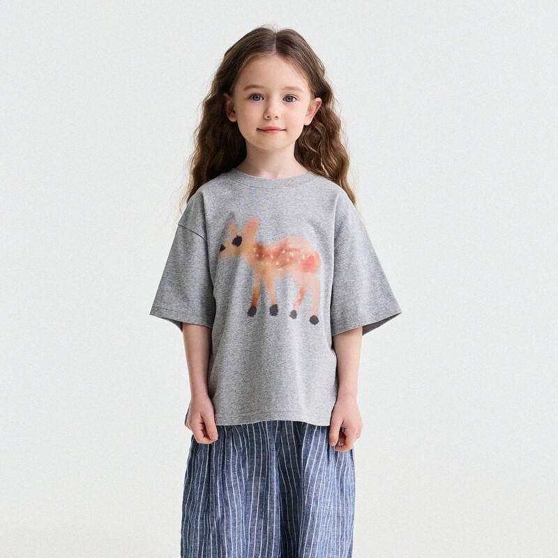 Girls' Summer Cotton Cartoon T-Shirt by Original Illustrator