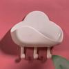 Bathroom Shower Soap Box Dish Storage Suction Cup Corner Cloud Shape Plastic Soap Holder Shower Hanger Bathroom Storage Rack