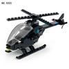 X004 X005 X007 Helicopter Building Block Aircraft Small Particles Spliced Military Toy Bags