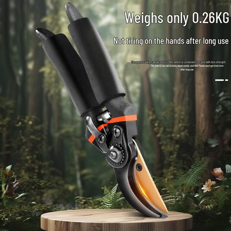 SK5 Steel Professional Garden Pruning Shears for Thick Branches - Durable and Powerful Scissors for Fruit Trees and Household Use