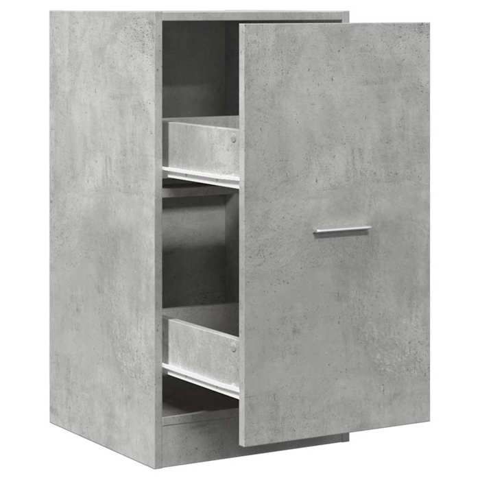 VidaXL Apothecary Cabinet Concrete Grey 40x41x77.5cm Engineered Wood, Apothecary Chest, Apothecary Furniture, Chest with 855190