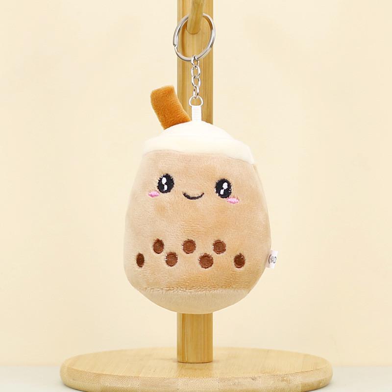 Adorable Plush Cup Keychain Cute Bag Charm Wholesale Cartoon Doll For Trendy Style