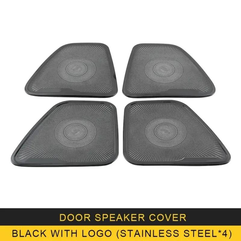 

Для Mitsubishi Outlander 2015-2020 нержавеющая дверная панель автомобиля, панель громкоговорителя, звуковой чехол для динамика, накладка на рамку, наклейка, аксессуар