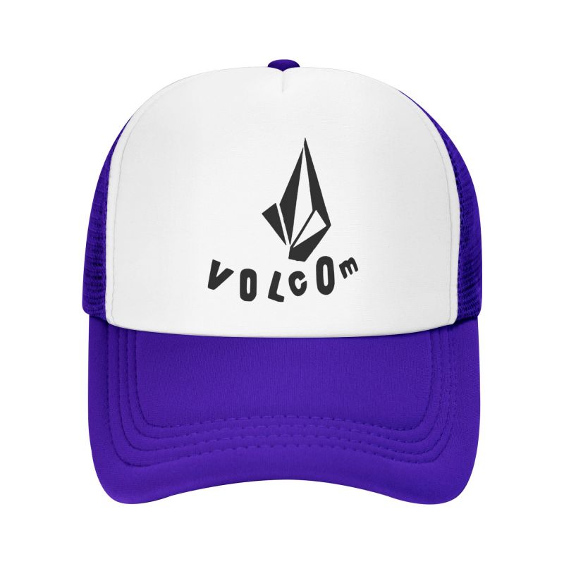 Individuelle Volcoms Logo Print Mesh Baseballkappen Unisex Reise Verstellbare Snapback Kappe Sommer Freizeit Sonnenhüte Golfmütze
