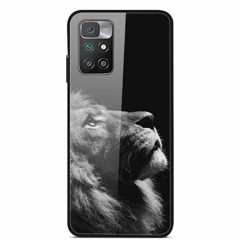 For Redmi Note 10 Pro Cases Note10T Tempered Glass Hard Back Cover for Xiaomi Redmi Note 10 5G / Note 10T Phone Case Capa Fundas