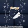 Sanrio Made in Japan Hello Kitty Glitter Blackout 100cm Wide x 75cm Set of Foil UV with (SANRIO) Curtains, Long, 2, Navy, Print, Washable,