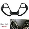 Molded Overlay Trim for K3S Steering Wheel Button Area, ABS Surround Frame with Open Access Layout for K3S Interior Update