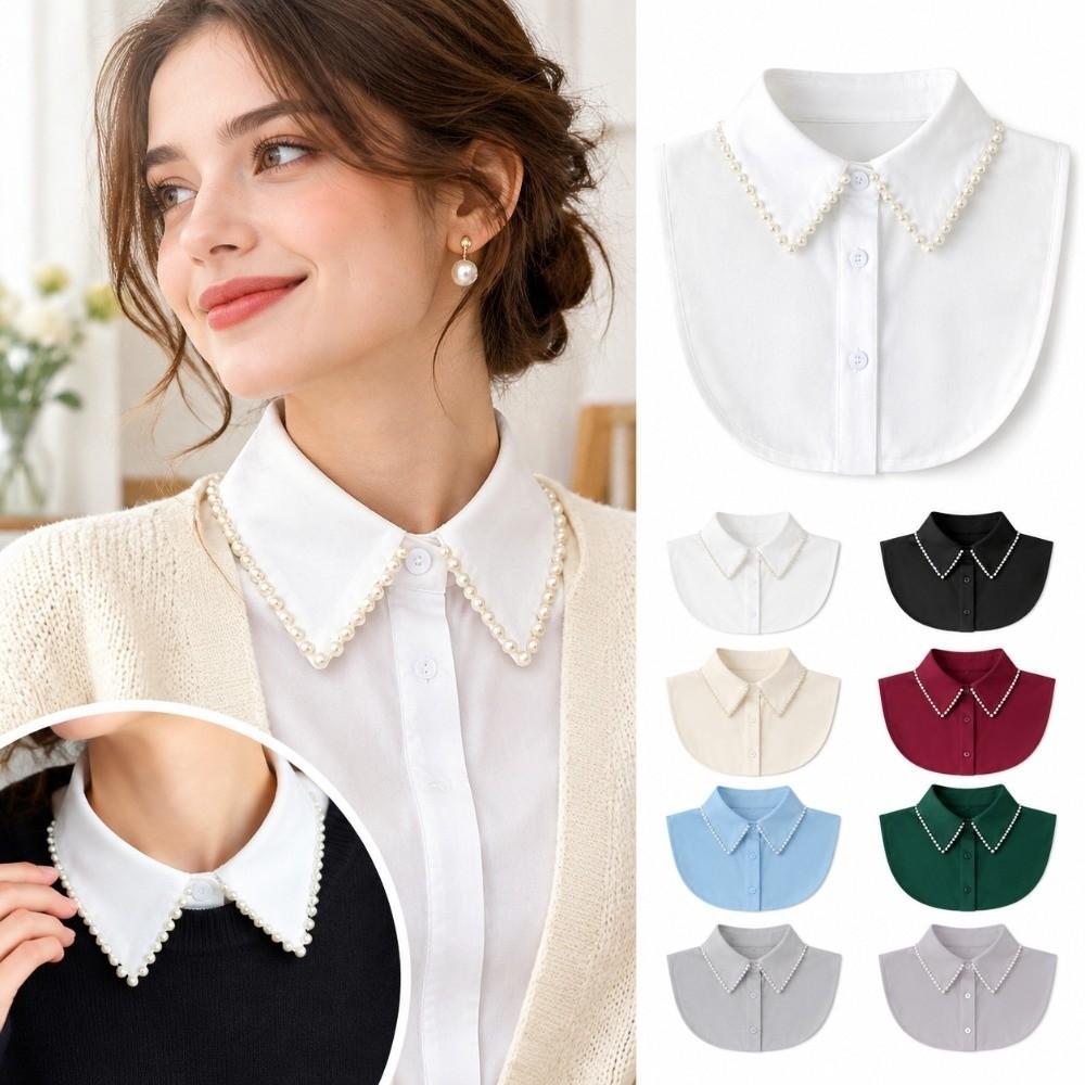 Handmade Beaded Detachable Collar Detachable Dress Collar Blouses Dresses Sweaters