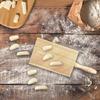 Wooden Garganelli Board 13.5x8.5cm Non-sticky Practical Pasta Gnocchi Macaroni Board Making Kitchen Cooking Rolling Tools