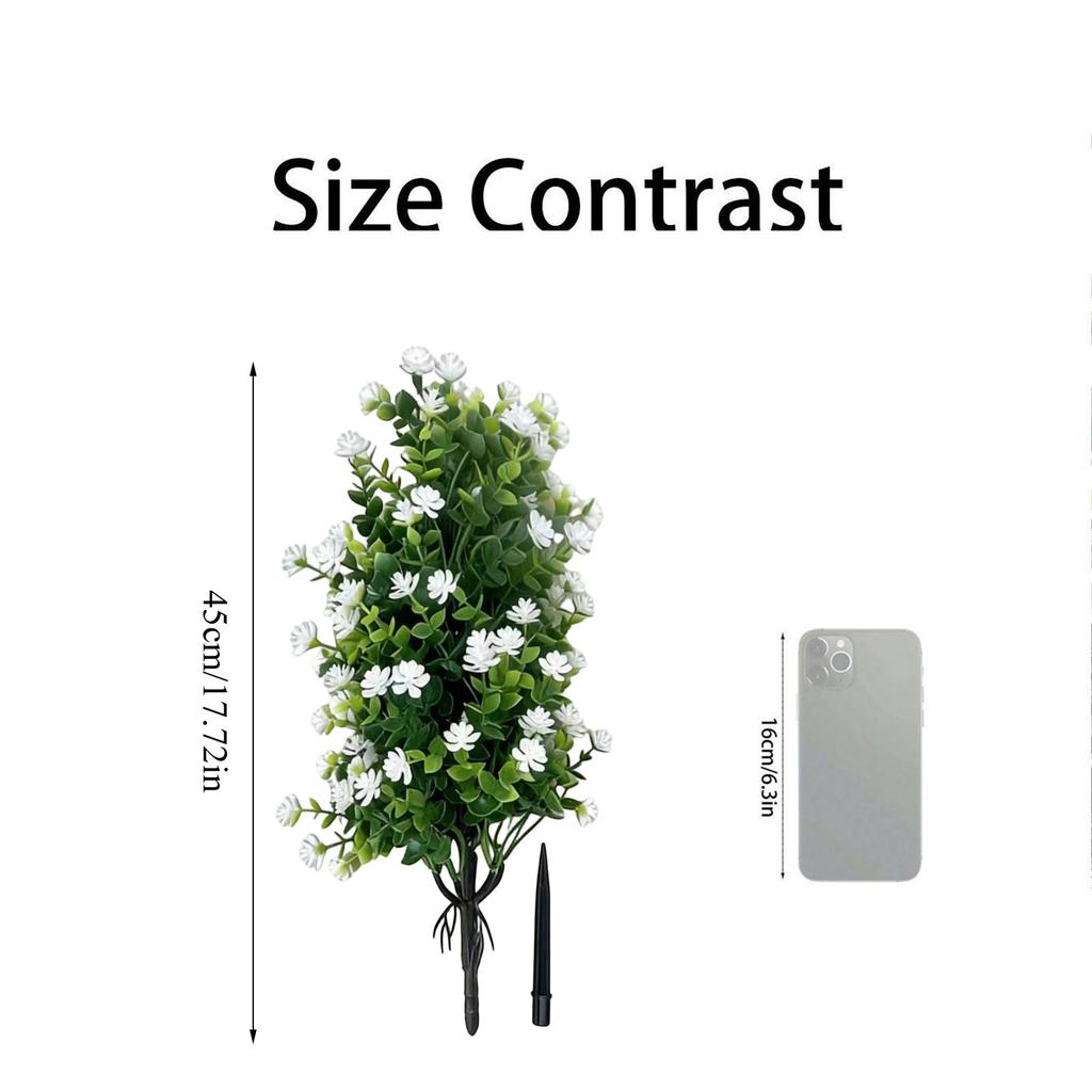 2pc 45cm Camellia Decoration  Tree Home DIY Handmade Atmosphere Scene Decoration Floor Insert