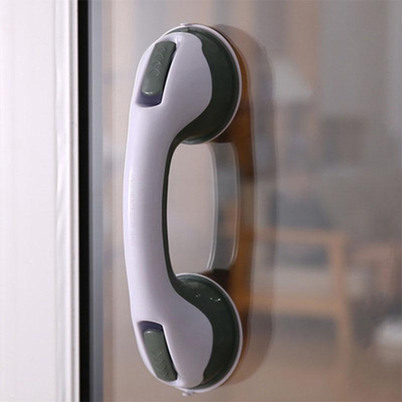 Plastic Bathroom Handrail Anti-fall Suction Cup Anti-slip Doors And Windows  Suction Cup Handle Without Hole Drilling Handrail