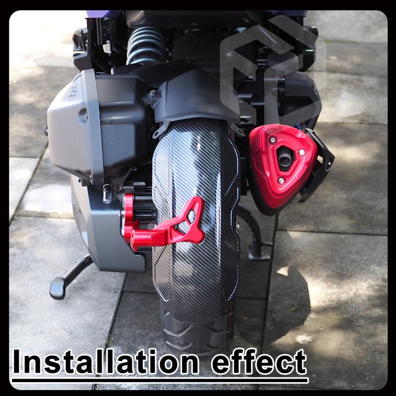 Motorcycle Rear Fender For SYM Husky ADV 125 150 200 /ADX 125 /ADXTG 150 /NAGA 155 Extended Mudguard with Aluminum Alloy Bracket