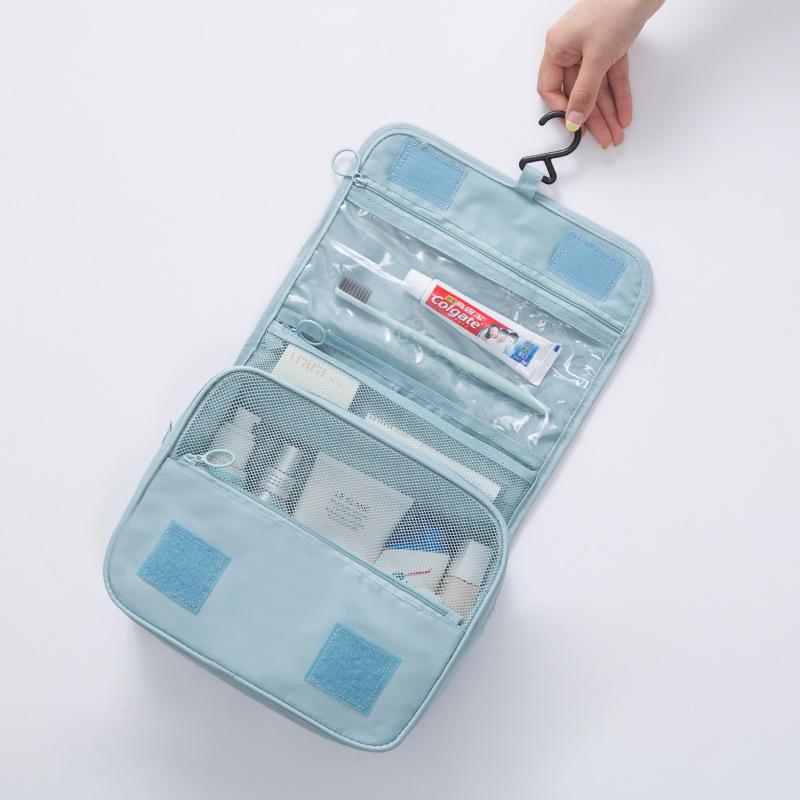Waterproof Portable Toiletry Bag for Men and Women - Multifunctional Travel Storage and Makeup Organizer