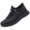 Woodpecker Men's Shoes Autumn New Soft-soled Leather Shoes Men's Velvet Cotton Shoes Casual Shoes Household Shoes