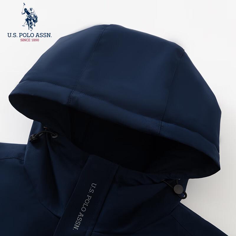 U.S. POLO ASSN. Men's Lightweight Duck Down Hooded Jacket